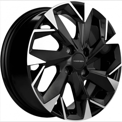Khomen KHW 1508 6x15 4*100 ET40 DIA60.1 Black-FP Литой