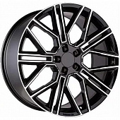 Khomen KHW 2101 9.5x21 5*112 ET37 DIA66.6 Black-FP Литой