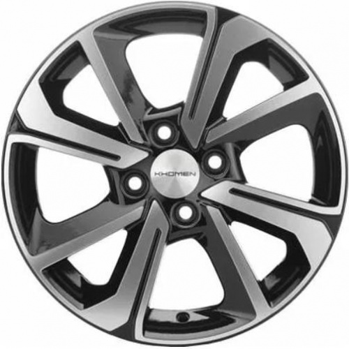 Khomen KHW 1501 6x15 4*100 ET40 DIA60.1 Black Литой