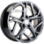 Khomen KHW 1716 7x17 5*110 ET45 DIA67.1 Black Литой