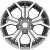 Khomen KHW 1715 7x17 5*110 ET46 DIA63.3 Black Литой