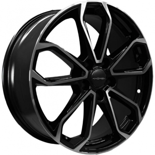 Khomen KHW 1816 7x18 5*114.3 ET48.5 DIA67.1 Black-FP Литой
