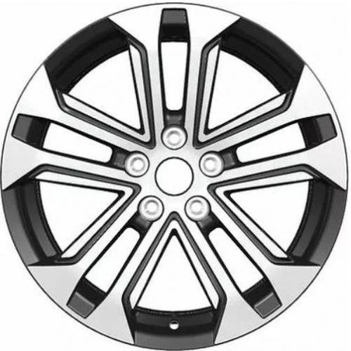 Khomen KHW 1803 7x18 5*112 ET43 DIA57.1 Black-FP Литой