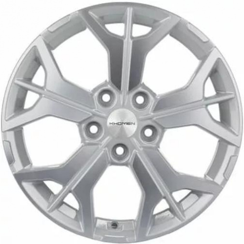 Khomen KHW 1715 7x17 5*112 ET54 DIA57.1 F-Silver-FP Литой
