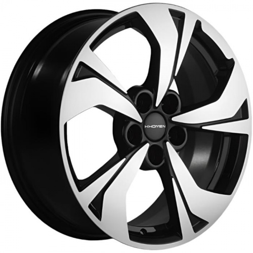 Khomen KHW 1724 7x17 5*108 ET36 DIA65.1 Black-FP Литой
